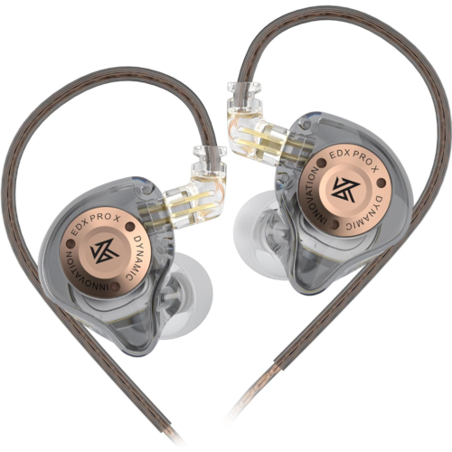 Наушники KZ EDX Pro X без микрофона (серый)
