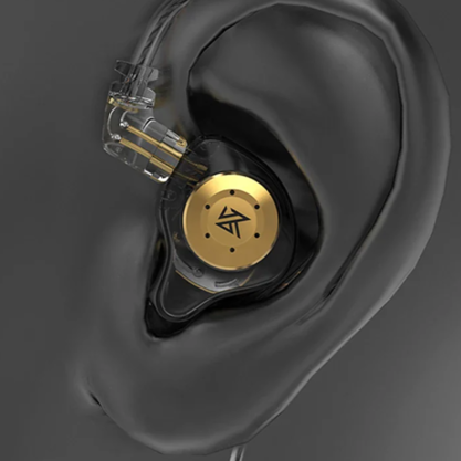 Наушники KZ EDX Pro X без микрофона (серый)