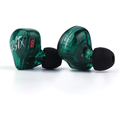 Наушники KZ Acoustics ZST X без микрофона (аквамарин)