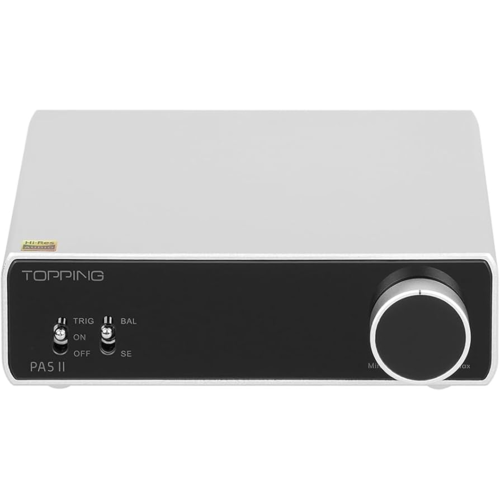 Стационарный усилитель и ЦАП Topping PA5 II Plus (серебристый)