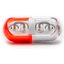 Беспроводные наушники MoonDrop Pill (красный/белый)
