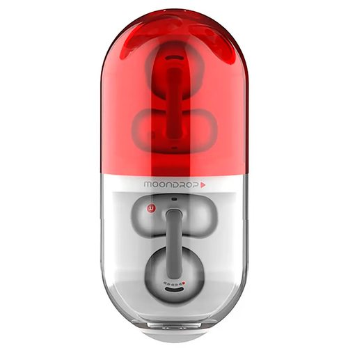Беспроводные наушники MoonDrop Pill (красный/белый)