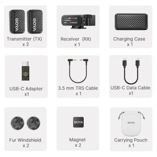 Микрофон BOYA MIC 2-02