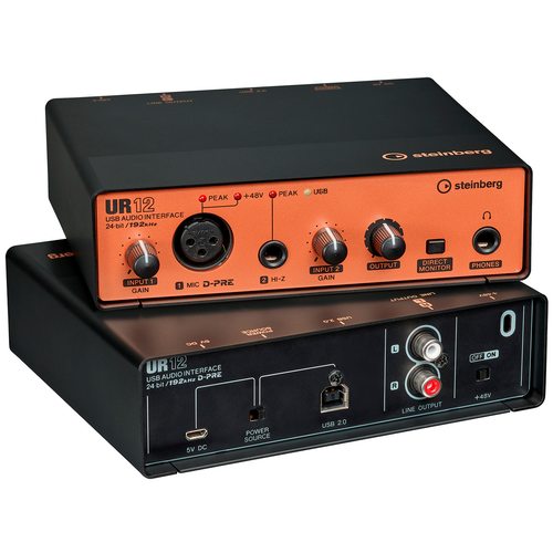 Звуковая карта (аудиоинтерфейс) Steinberg UR12 Podcast Starter Pack