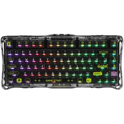 Игровая клавиатура Gravastar Mercury K1 Lite Transparent Black