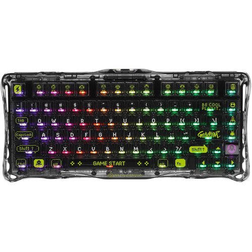 Игровая клавиатура Gravastar Mercury K1 Lite Transparent Black