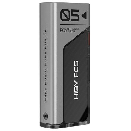 Портативный усилитель и ЦАП HIBY FC5 USB (с экраном) (серебристый)