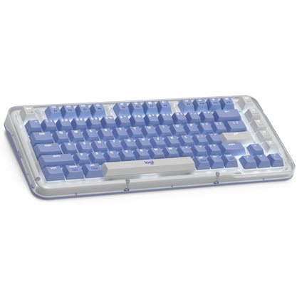 Игровая клавиатура Logitech Alto Keys K75M (белый/голубой)