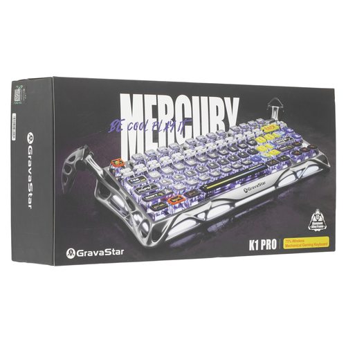 Игровая клавиатура Gravastar Mercury K1 Pro Interstellar Silver