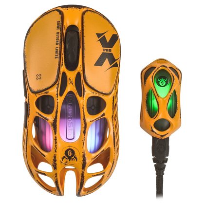 Игровая мышка Gravastar Mercury X Pro Special Edition Battle Worn-Yellow