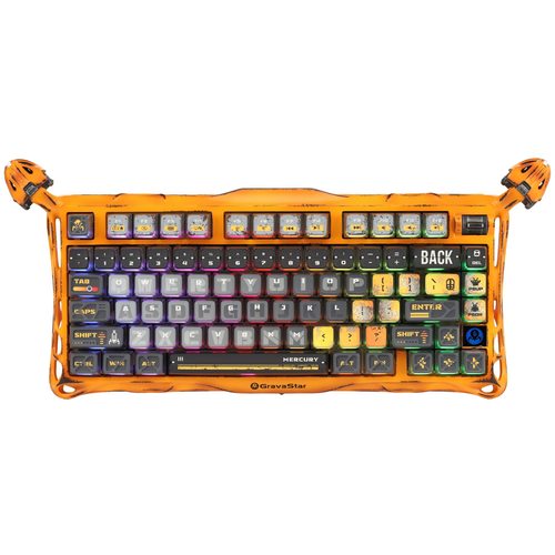 Игровая клавиатура Gravastar Mercury K1 Pro Fighting Yellow Special Edition