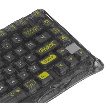 Игровая клавиатура Gravastar Mercury K1 Lite Transparent Black
