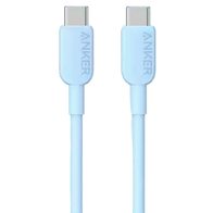 Anker 310 USB-C to USB-C 60W A81E2 (голубой)