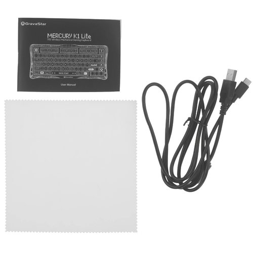 Игровая клавиатура Gravastar Mercury K1 Lite Transparent Black