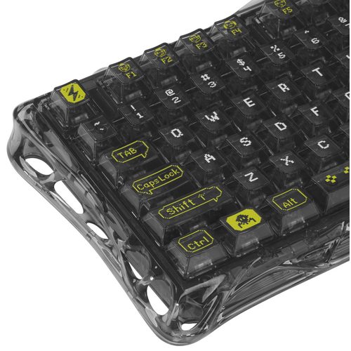 Игровая клавиатура Gravastar Mercury K1 Lite Transparent Black