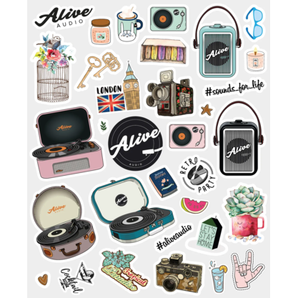 Виниловый проигрыватель Alive Audio VINTAGE Cades Gin