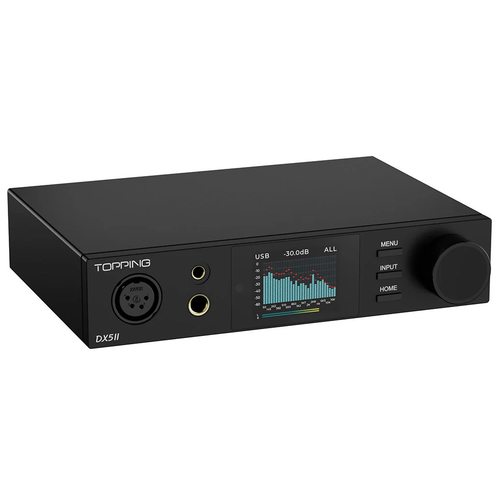 Портативный усилитель и ЦАП Topping DX5 II (черный) EN