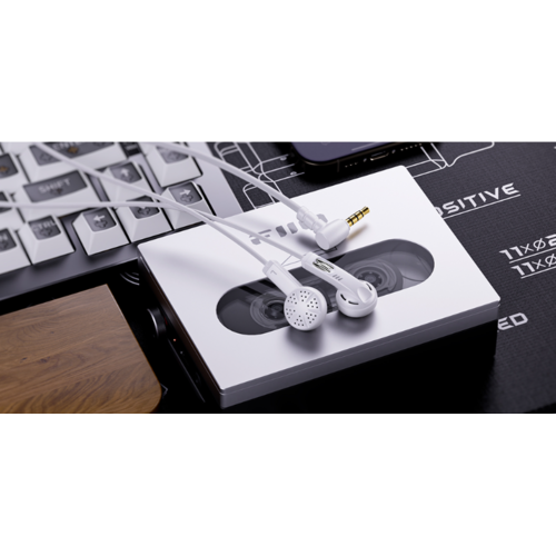 Наушники FiiO JF11 (с микрофоном) (белые)