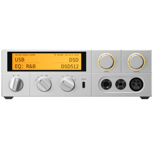 Портативный усилитель и ЦАП FiiO K17 (серебристый)