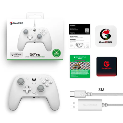 Геймпад (джойстик) GameSir G7 HE (белый)