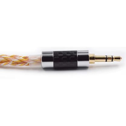 Кабель KZ Transparent Gold Silver and copper mixed (784 core) upgrade cable