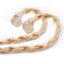 Кабель KZ Transparent Gold Silver and copper mixed (784 core) upgrade cable