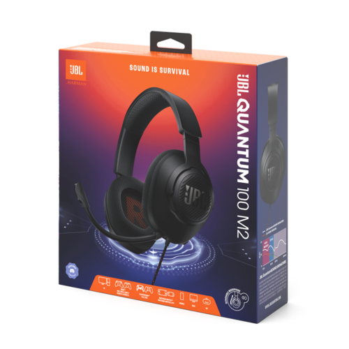 Игровые наушники JBL Quantum 100M2 (черный)