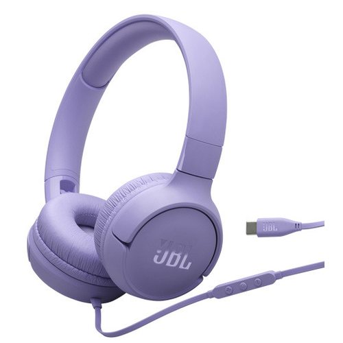 Наушники JBL T520C (фиолетовый)