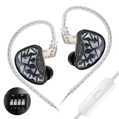 Наушники KZ Acoustics AS24 PRO Tunable (с микрофоном)