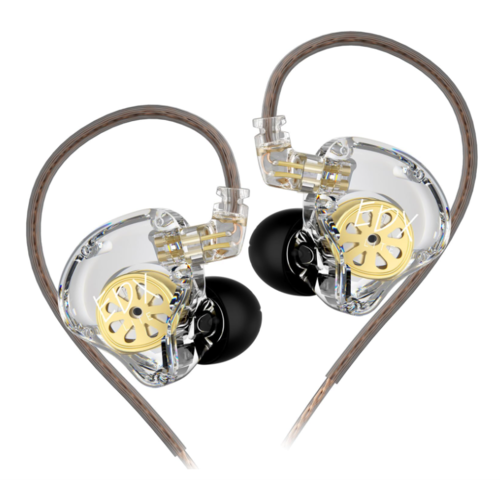 Наушники KZ EDX LITE без микрофона (прозрачный)