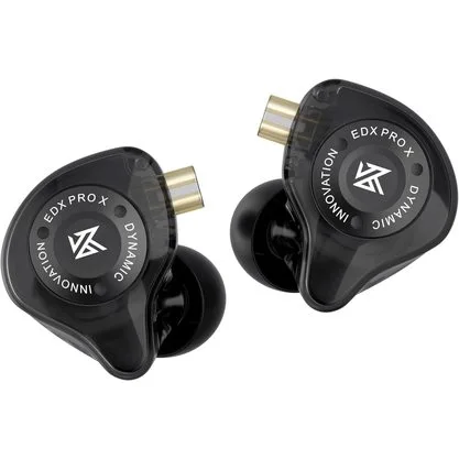 Уцененный товар KZ EDX Pro X (черный, без микрофона) (уценка)