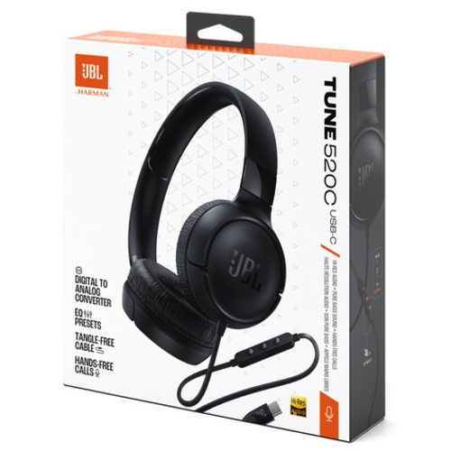 Наушники JBL T520C (черный)