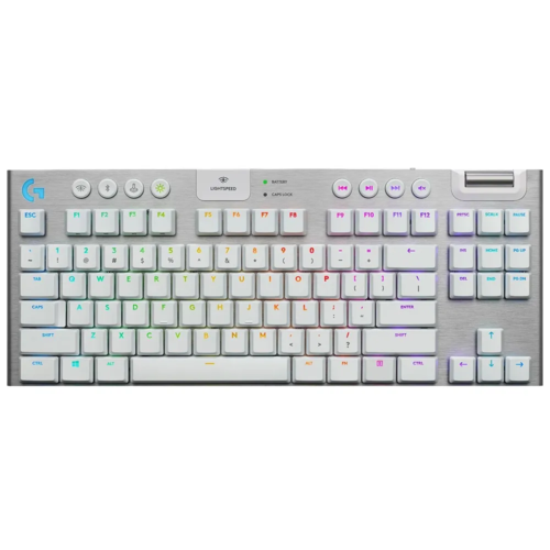 Игровая клавиатура Logitech G913 TKL GL Tactile (белый)
