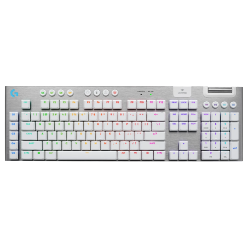 Игровая клавиатура Logitech G915 X Lightspeed Tactile (белый)