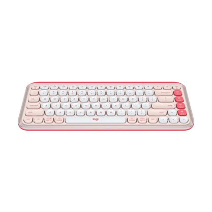 Клавиатура офисная Logitech POP Icon Keys (розовый)