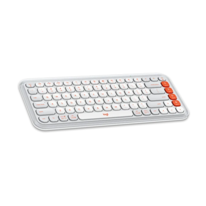 Клавиатура офисная Logitech POP Icon Keys (белый)