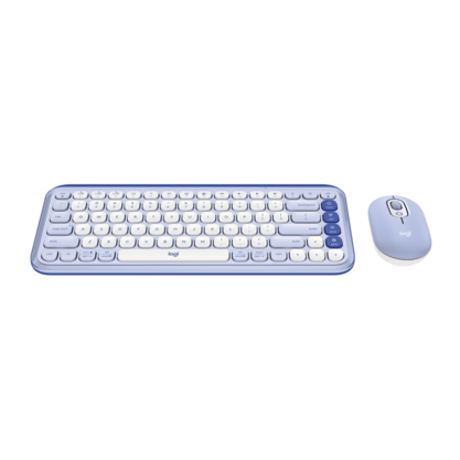 Набор периферии Клавиатура + мышь Logitech POP Icon Combo (сиреневый)