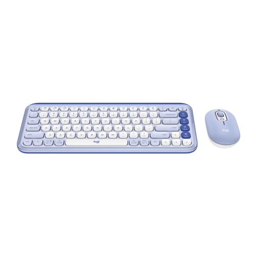 Набор периферии Клавиатура + мышь Logitech POP Icon Combo (сиреневый)
