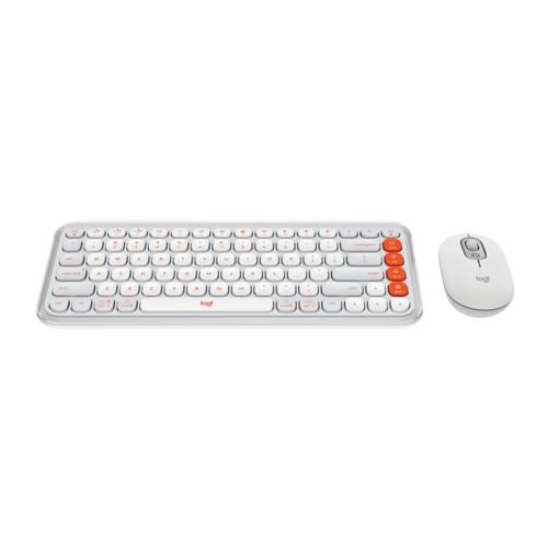 Набор периферии Клавиатура + мышь Logitech POP Icon Combo (белый)
