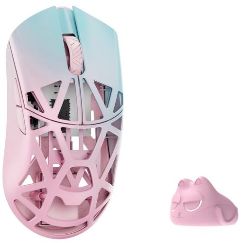 Игровая мышка Wlmouse Beast X Pro Omron Solid Sides (розовый/голубой)