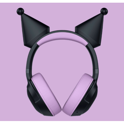 Игровые наушники Razer Kraken Kitty V2 BT Kuromi (черно-розовый)