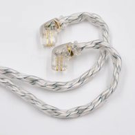 KZ Transparent Silver blue mixed (784 core) upgrade cable (3.5 мм)