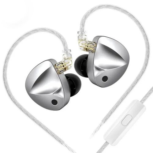 Наушники KZ D-Fi Standart с микрофоном (серебристый)
