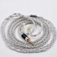 KZ Transparent Silver blue mixed (784 core) upgrade cable (3.5 мм)