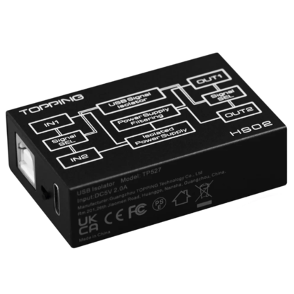 USB-изолятор Topping HS02 (черный)