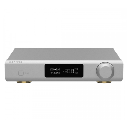 Стационарный усилитель и ЦАП Topping D90III Sabre (серебристый)