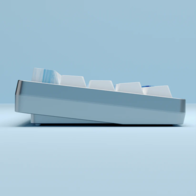 Varmilo muse65 Ariel Magnet White Switch