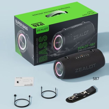 Портативная колонка Zealot S87 (черный)