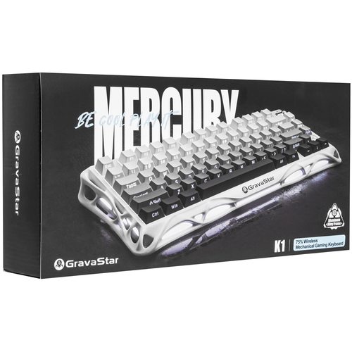 Игровая клавиатура Gravastar Mercury K1 Gradient White