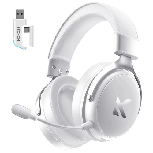 Игровые наушники Mchose V9 Pro Wireless Icy White